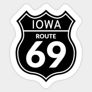 Route 69 Sticker